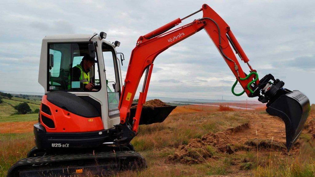 Imágenes de la potente Mini Excavadora Kubota U48-4: eficiencia y rendimiento excepcionales en cada operación de excavación y movimiento de tierras